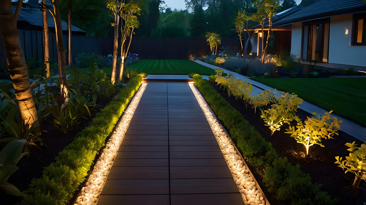 Подсветка дорожек и зон отдыха — акция «Дачный сезон» март-апрель 2026