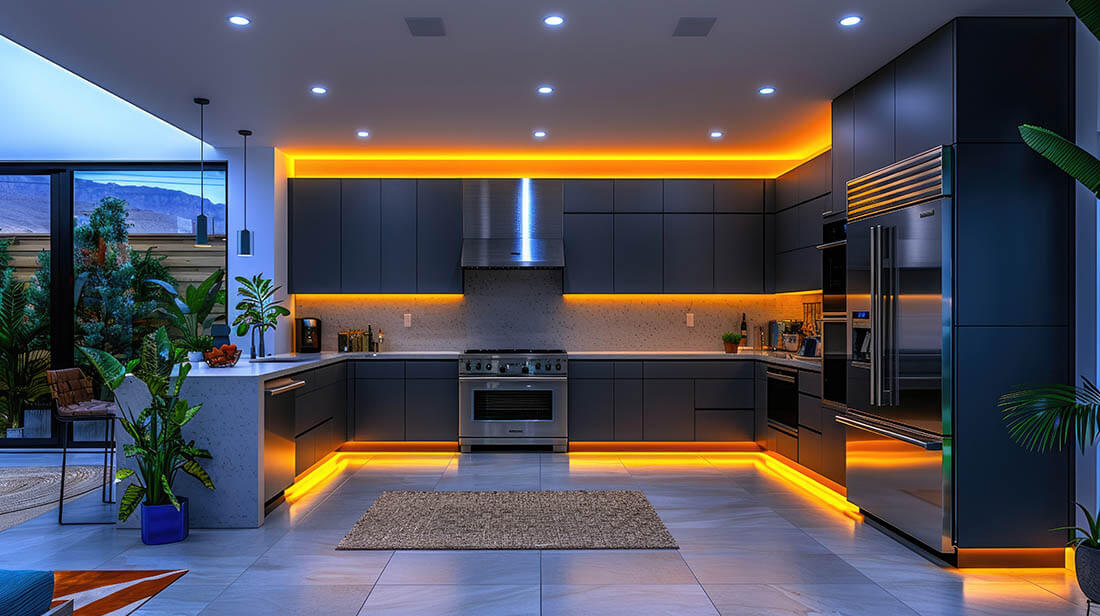 Подсветка кухни в загородном доме — акция «Дачный сезон» март-апрель 2026
