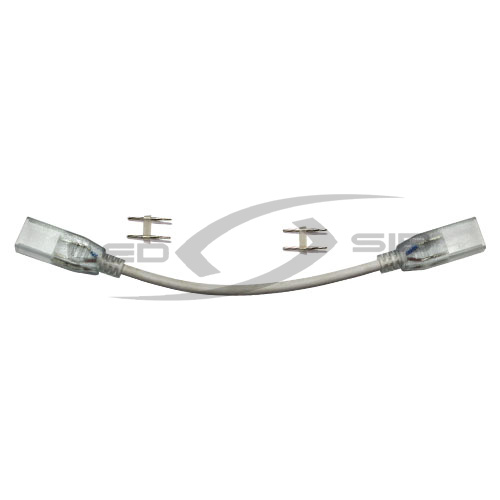 Коннектор 2х сторонний LS для СД ленты SMD 5050 220V (с иголкой) 2PIN 8мм