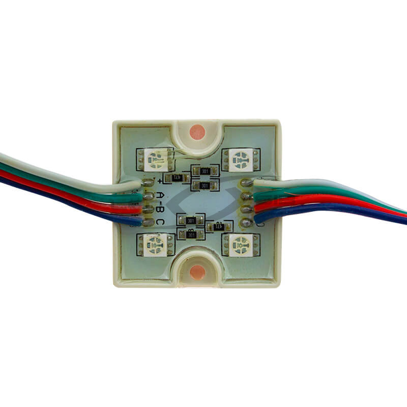 Светодиодный модуль LS SMD 5050/4LED 35х35х5 мм max 1W IP65 120°