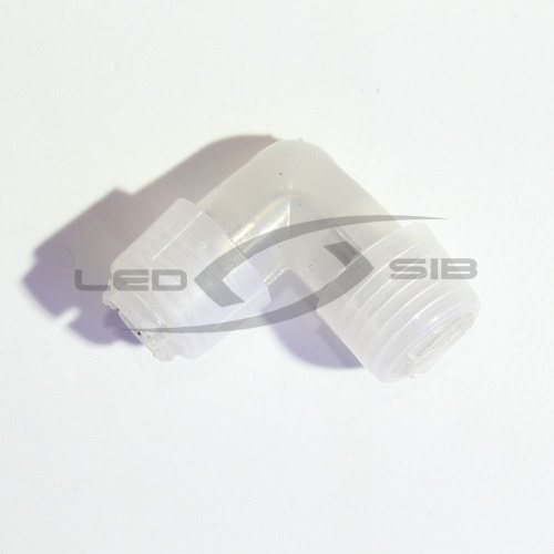 коннектор ls l-образный для 2-х жильного дюралайта 13мм Коннектор LS L-образный для 2-х жильного дюралайта 13мм