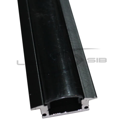 встраиваемый алюминиевый профиль (с экраном) ls-yf-102, 2000 х 24,5 х 7,6 мм      Встраиваемый алюминиевый профиль (с экраном) LS-YF-102, 2000 х 24,5 х 7,6 мм     