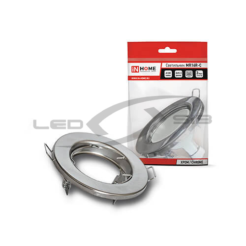 Светильник встраиваемый MR 16R-RC-standard металл под лампу JCDR GU5.3 12/230V хром
