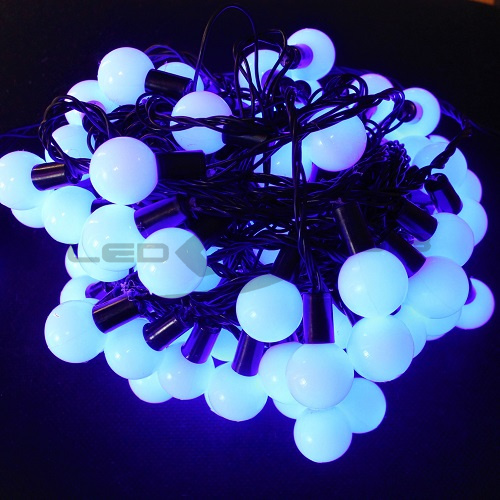 гирлянда led шарик ls 10 м без контроллера, провод черный, 100led, ø шарика 23мм(стык. по 3шт) 220v Гирлянда LED шарик LS 10 м без контроллера, провод черный, 100LED, ø шарика 23мм(стык. по 3шт) 220V