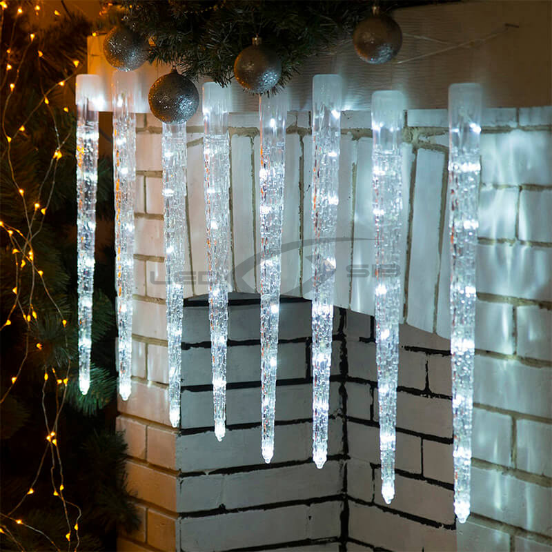 Сосульки LED LS 50см SMD 2835, 540 LED (спайка 10шт) 7/220V с драйвером, провод PVC 2 мм  длина 10м