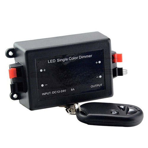 диммер цвета ls с rf пультом 8а ip20 (-25-60c) dc12-24v Диммер цвета LS с RF пультом 8А IP20 (-25-60C) DC12-24V