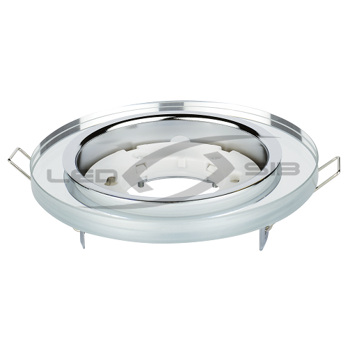 Светильник встраиваемый GX53R-RMR-glass под лампу GX53 Круг/стекло зеркальный IN HOME