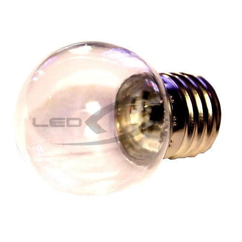 Лампа LS для белт лайта сд цоколь Е27 1W 110-240V D45мм, прозрачная колба