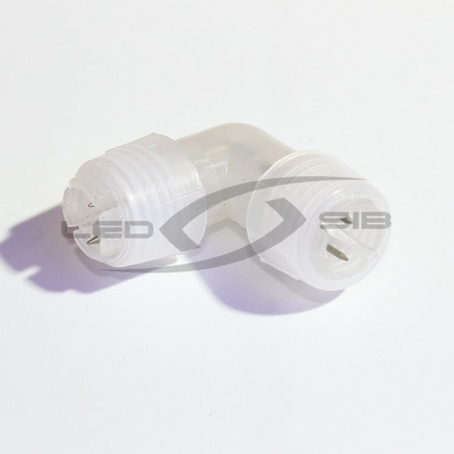 Коннектор LS L-образный для 2-х жильного дюралайта 13мм