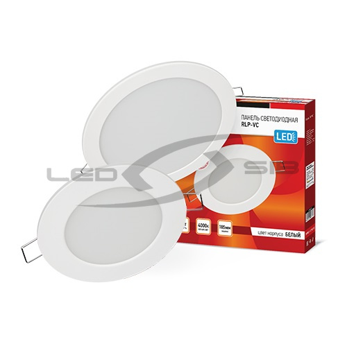Панель сд круглая RLP-VC  9W 230V 630Lm 118/93мм 4000К IP40 