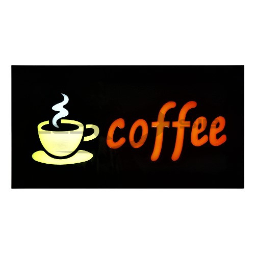 Табло светодиодное "KAFE" LS 43*23 см