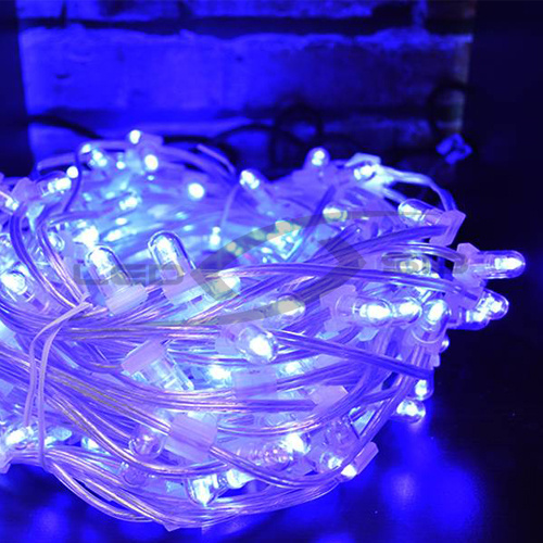 Клип-лайт светодиодный LS, бухта 100м MAX 130W шаг 15см. 12V провод прозрачный 666 LED IP65