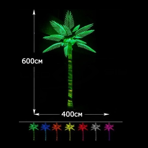 СД дерево "Пальма" LS 1500мм-2000мм 980LED (светящийся ствол) SJ-YS-A001-1