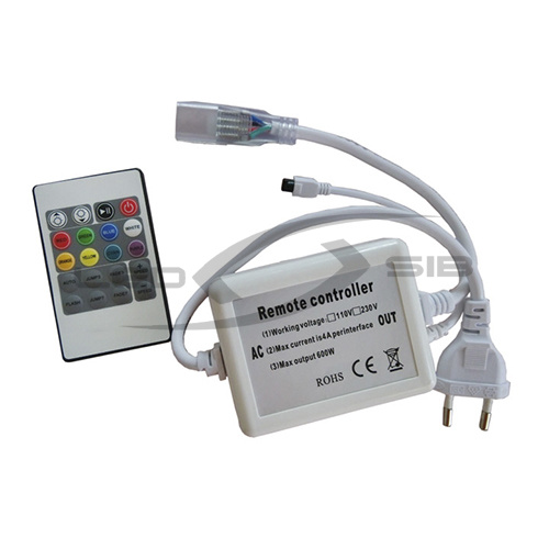 Контроллер LS для ленты RGB SMD 5050 (220V) с ИК-пультом 720W (до 50 м)