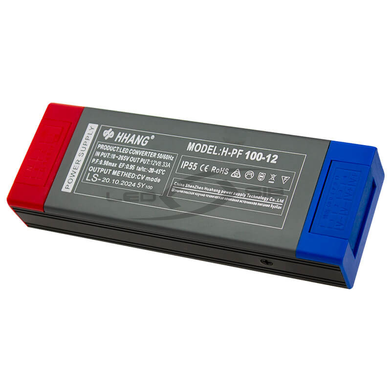 Источник питания серии PRO LS H-PF 100W 12V 8.3A IP55 (Металлический корпус) 130*43*23мм 5Y HH