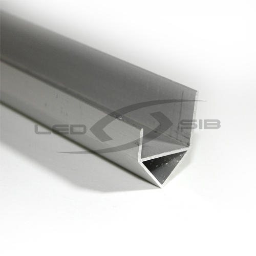 Угловой алюминиевый профиль (без экрана) LS-СС-040, 2000х18.6х24.6мм