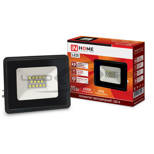 прожектор сд сдо-08- 20вт 230в 1900 лм ip65 in home Прожектор сд СДО-08- 20Вт 230В 1900 Лм IP65 IN HOME