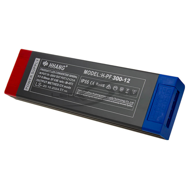 Источник питания серии PRO LS H-PF 300W 12V 25A IP55 (Металлический корпус) 5Y HH