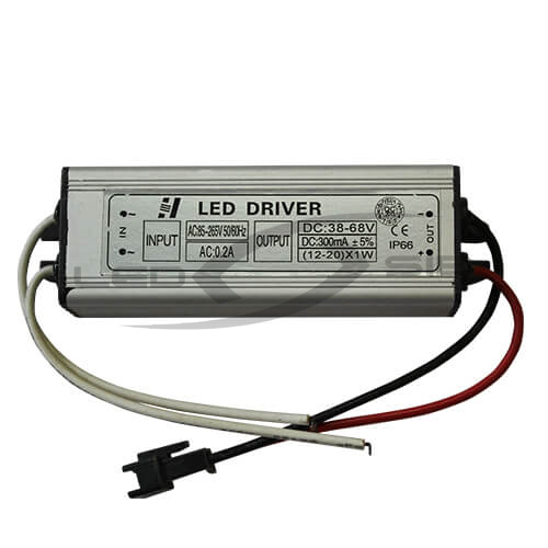 Драйвер LS влагозащищенный IP65 AC170-265V DC38-68V 300mA