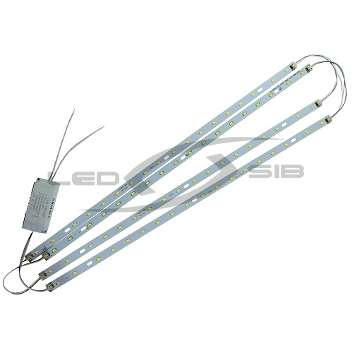 комплект линеек ls 36w, smd 5730, 520x13мм, 3600 lm 72led Комплект линеек LS 36W, SMD 5730, 520x13мм, 3600 LM 72LED