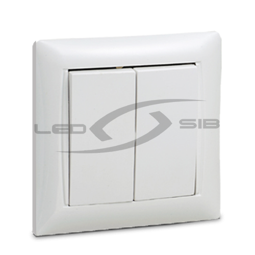 Выключатель 2кл VALENZO белый 6023