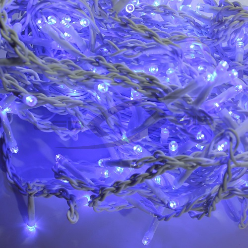 дождь светодиодный ls, 20 нитей, 2х1м, 220v, белый пвх провод с контроллером, стык Дождь светодиодный LS, 20 нитей, 2х1м, 220V, белый ПВХ провод с контроллером, стык