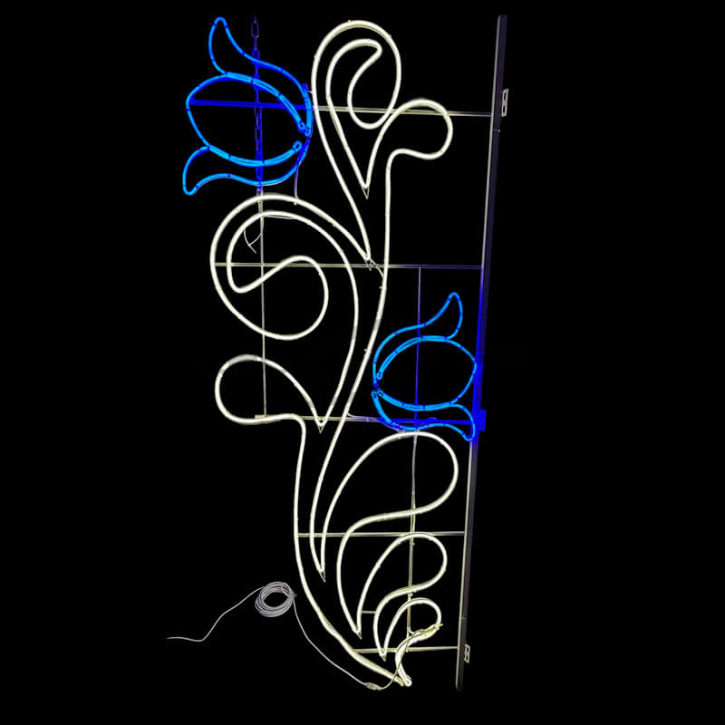 Светодиодная консоль "Цветочный мотив" LS, ширина 1000мм, длина 2500мм IP65 220V