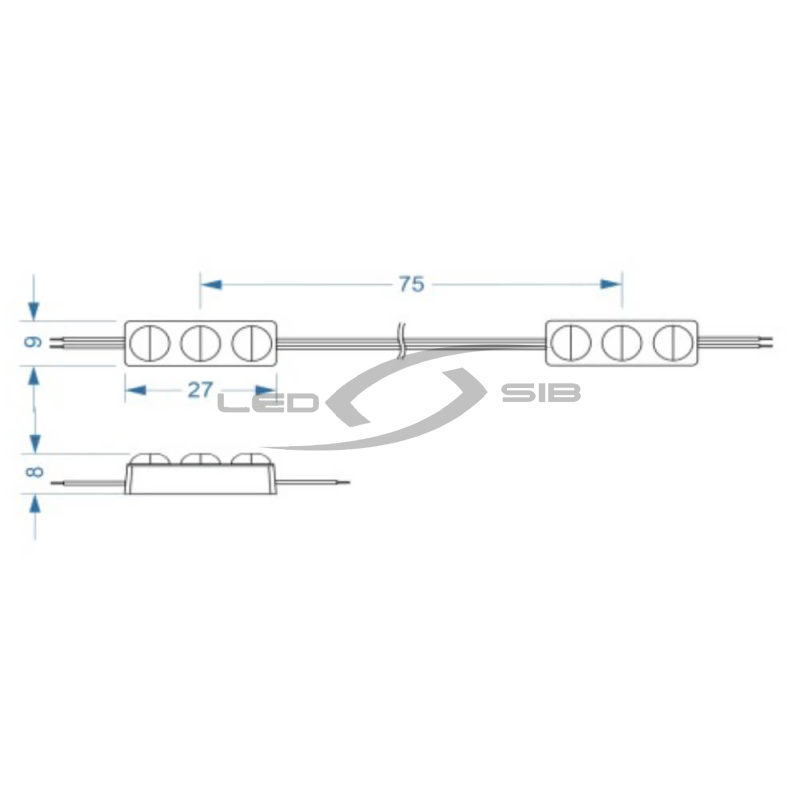 светодиодный модуль km-mini3-04w-65k Светодиодный модуль KM-MINI3-04W-65K