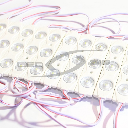 Светодиодный модуль LS с линзой PREMIUM SMD 2835/3LED 82*18*5мм max 1,5W 150 Lm IP65 160°