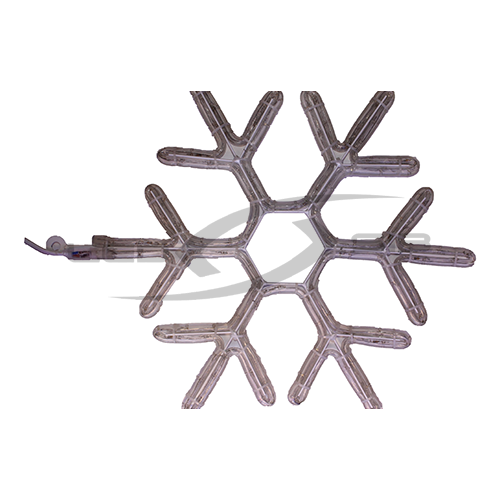 Снежинка LED LS на металлическом каркасе, 38 см, с контроллером 220V