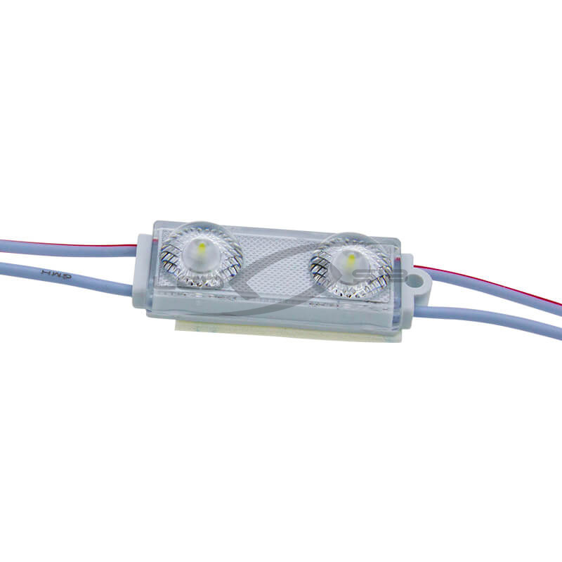 Светодиодный модуль F2 LS с линзой SMD 3030/2LED 50х17х11мм max 1W 155 Lm IP65 175°