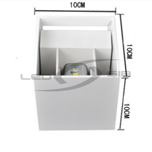 уличный настенный светильник ls box 2.0 led dim двухсторонний белый корпус 2*7w ip65 Уличный настенный светильник LS BOX 2.0 LED DIM двухсторонний белый корпус 2*7W IP65