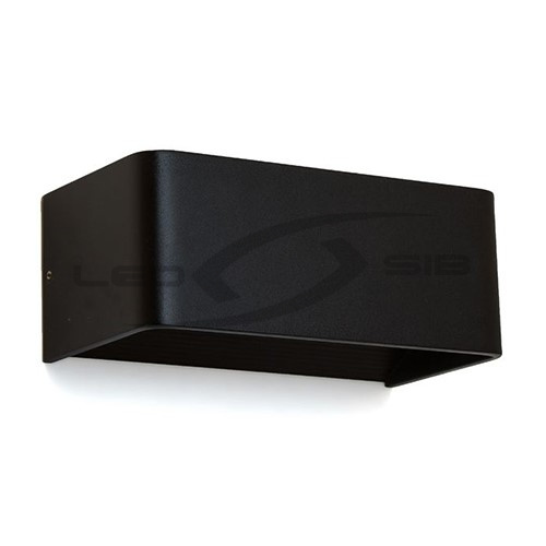 Архитектурный накладной светильник LS двухсторонний 6W 85-285V D250*H100 (черный корпус)