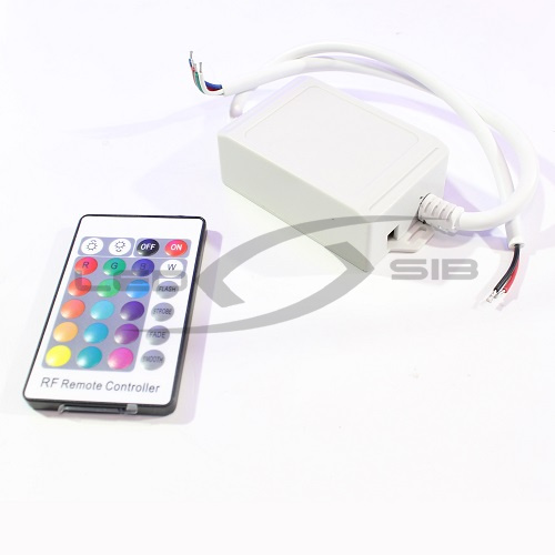 контроллер ls rgb 144-288w 12 ампер rf пульт 24 кнопки ip 65 dc12-24v Контроллер LS RGB 144-288W 12 ампер RF пульт 24 кнопки IP 65 DC12-24V