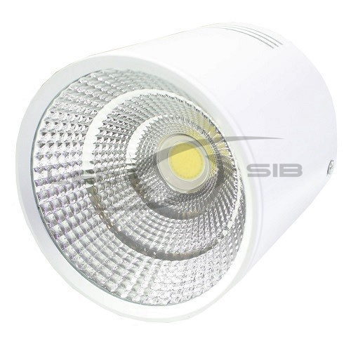 Потолочный накладной светильник LS серии Osca Round LED 12W (белый корпус) 100*100мм